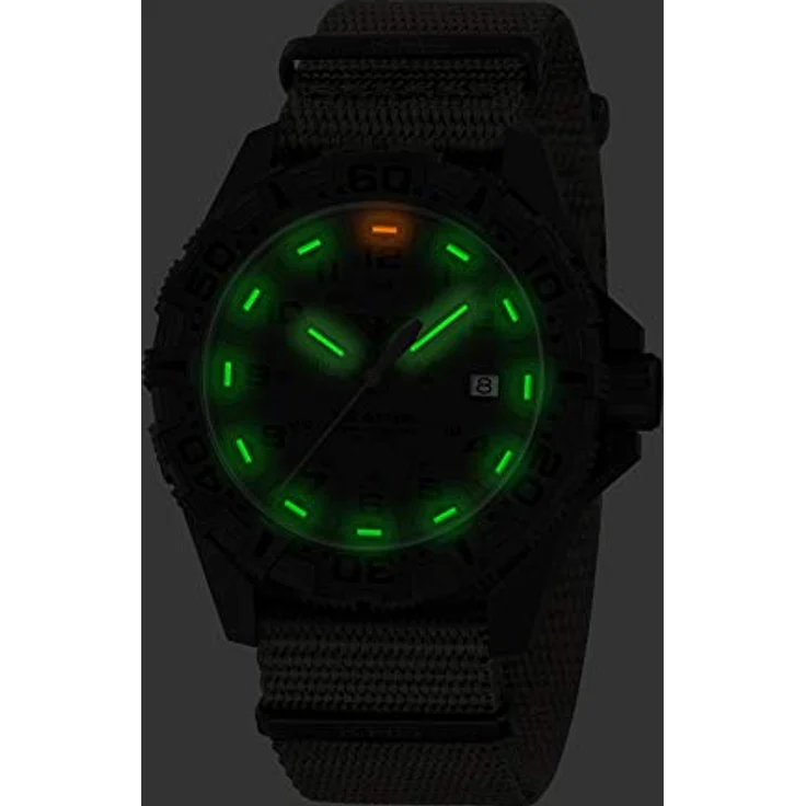 KHS Reaper MKII XTAC Field RE2XTF.NSGO Armbanduhr mit Natoband Steingrau-Oliv, H3-Gaslichtlampen und wasserdicht bis 10 Bar – Bild 2