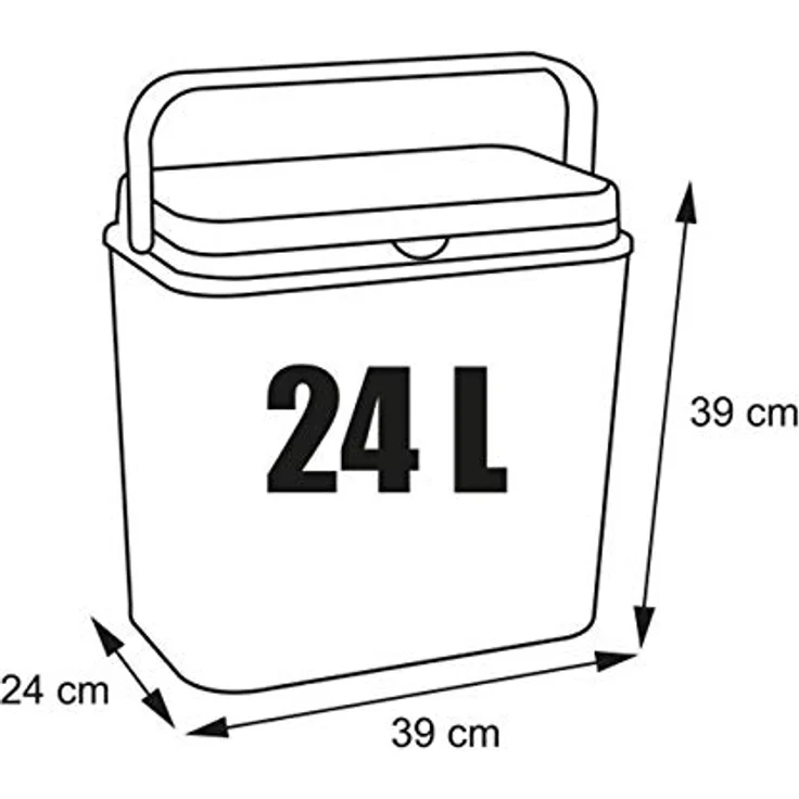 LEX passive Kühlbox Thermobox Warmhaltebox Picknick Camping 24 L – Bild 4