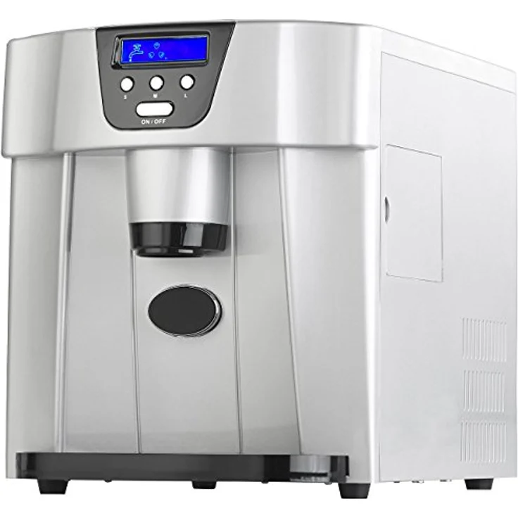 Rosenstein & Söhne EWS 2100 Eiswürfelbereiter, 130W, LCD-Display, 3 Größen, 1,8 Liter, silber – Bild 9