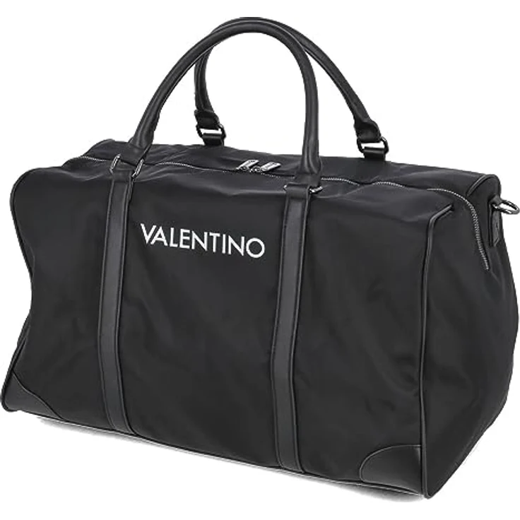 Valentino Kylo Weekender Reisetasche, 49 cm, schwarz, 100% Nylon, 39 L x 22.5 B x 49 H – Bild 3