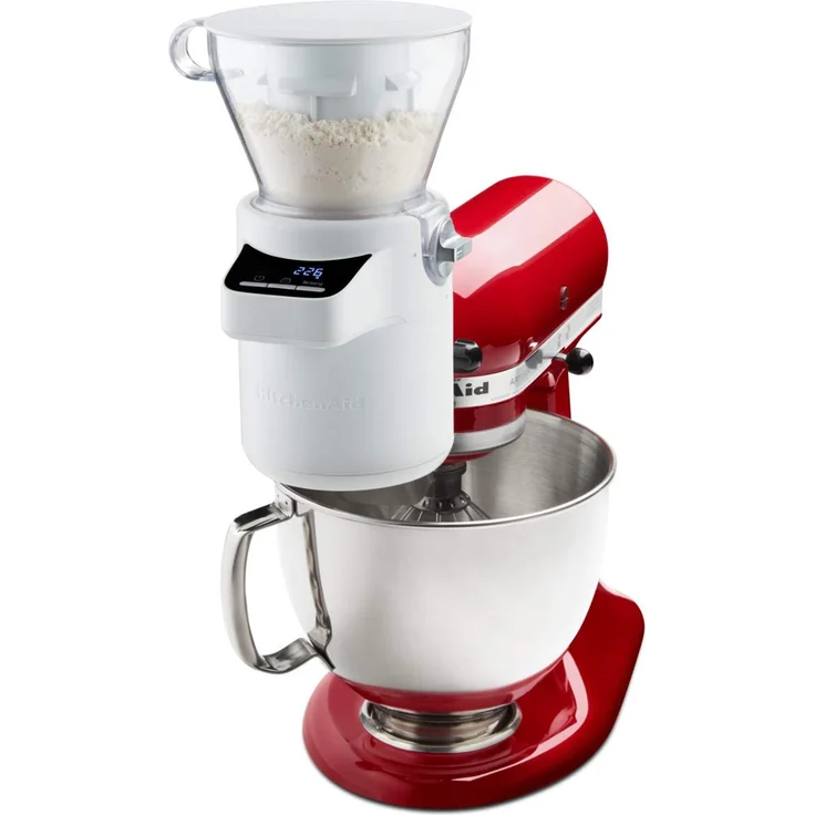 KitchenAid 5KSMSFTA Siebvorsatz mit digitaler Waage, Einfülltrichter, Abnehmbarer Sieb, Einfüllschütte, Kunststoff – Bild 3
