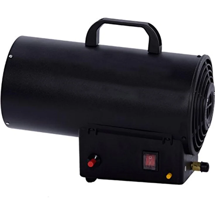 FUXTEC Gasheizer GH10, 10 kW Heizleistung, Pulverbeschichtetes Gehäuse in schwarz matt – Bild 2