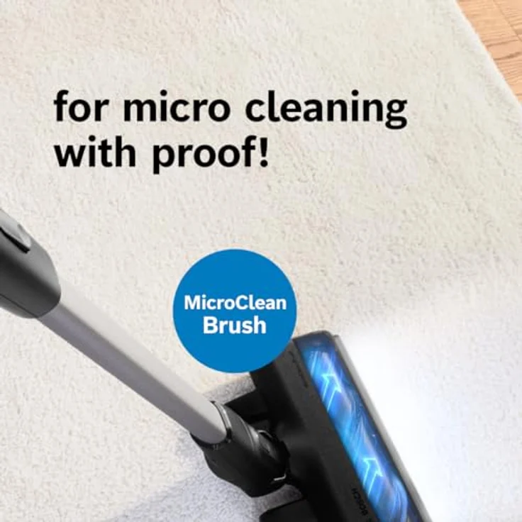 Bosch Unlimited 9 ProAnimal BBS931PET, Akkustaubsauger mit MicroClean-Technologie, motorisierter Mini Power-Düse, HEPA-Filter und 3-in-1 Zubehör, rot – Bild 7