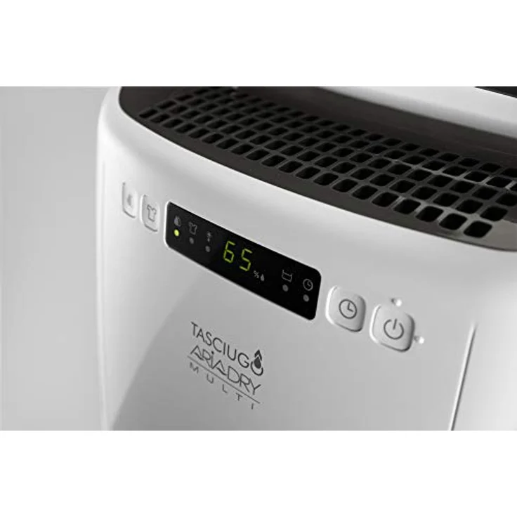 De'Longhi AriaDry DEXD214RF Luftentfeuchter mit 3-fach Filtersystem, Trocknungsfunktion, 14 l/Tag, R290, abnehmbarer Wassertank, Weiß – Bild 3