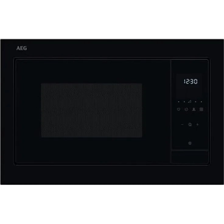 AEG NMS5G251EB Einbau-Mikrowelle mit Grill, 900 Watt Leistung, 25 Liter Garraum, Schwarz