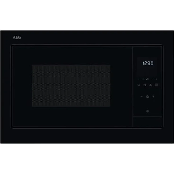 AEG NMS5G251EB Einbau-Mikrowelle mit Grill, 900 Watt Leistung, 25 Liter Garraum, Schwarz – Bild 1