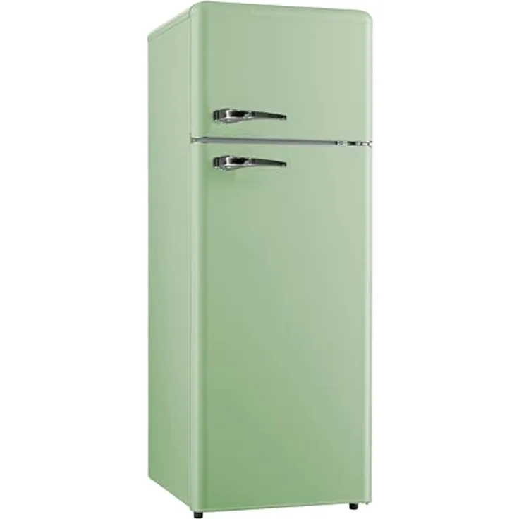 SCHOEPF Kühl- Gefrierkombination Retro RKG218SG / Grün / 211 Liter - Preisvergleich