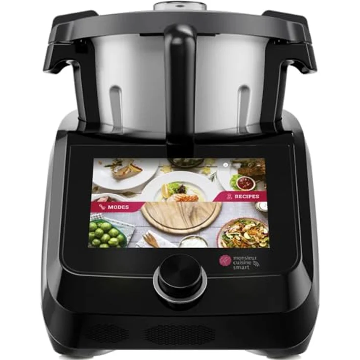 SilverCrest Monsieur Cuisine smart, Küchenmaschine mit 16 Funktionen, integrierter Küchenwaage und WLAN-Funktion, 1.050 Watt – Bild 2