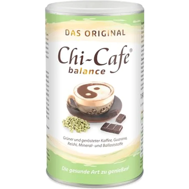 Dr. Jacob's Chi-Cafe balance Pulver 180 g, gesunde Kaffee-Alternative mit mineralstoffen, vegan, ohne Zucker