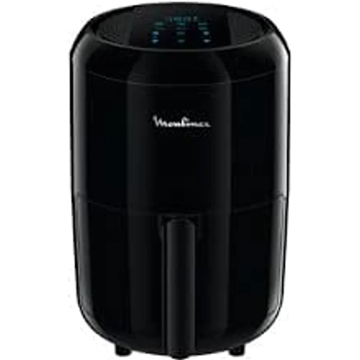 Moulinex EZ3018 Easy Fry Compact Precision, Elektrische Fritteuse, Zubereitungen mit wenig oder ohne Öl, ultra-kompakte Größe, 6 voreingestellte Modi, Kapazität 1,6L, Touchscreen Display, Schwarz – Bild 2