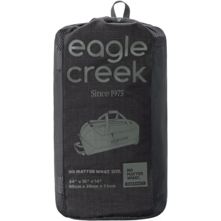 Eagle Creek No Matter What 120 L 2 Rollen Reisetasche, 86 cm, schwarz, 100% Polyester – Bild 6
