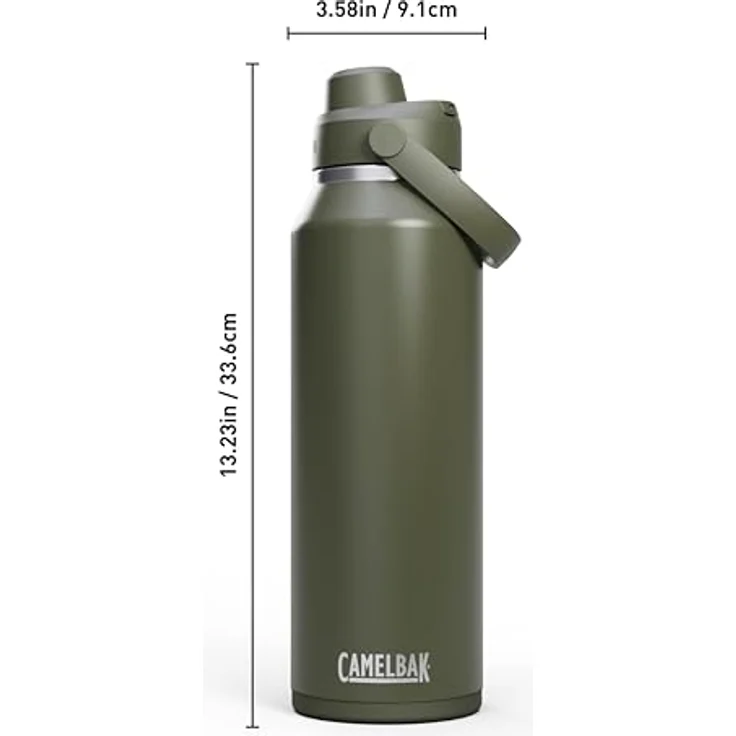CamelBak Thrive Chug Wasserflasche, isoliert, Edelstahl, Moos, auslaufsicher, BPA-frei, doppelwandig vakuumisoliert – Bild 4