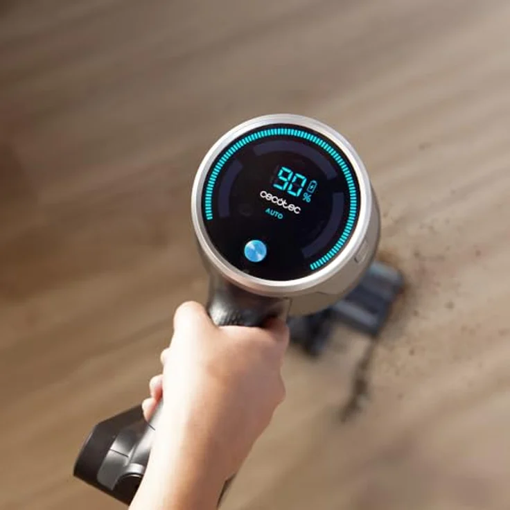 Cecotec Conga Rockstar RS50, Kabelloser Stabstaubsauger mit 400 W, 60 Minuten Akkulaufzeit, schwarz-blau, 0,5 l Staubbeutel – Bild 10