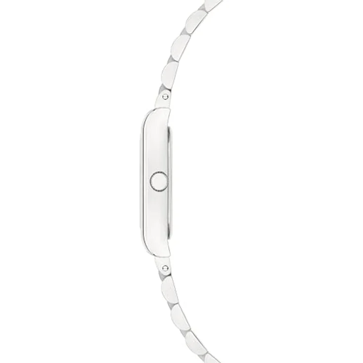 LIEBESKIND Berlin LT-0473-MQ, Damen Armbanduhr aus Edelstahl in Silber, 21mm x 31,5mm, kratzunempfindliches Mineralglas, Wasserdicht bis 3 bar, mit Edelstahlband und Schmetterlingschließe – Bild 3
