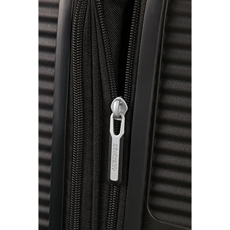 American Tourister Soundbox - Spinner L Erweiterbar Koffer, 77 cm, 110 L, Schwarz (Bass Black) – Bild 5