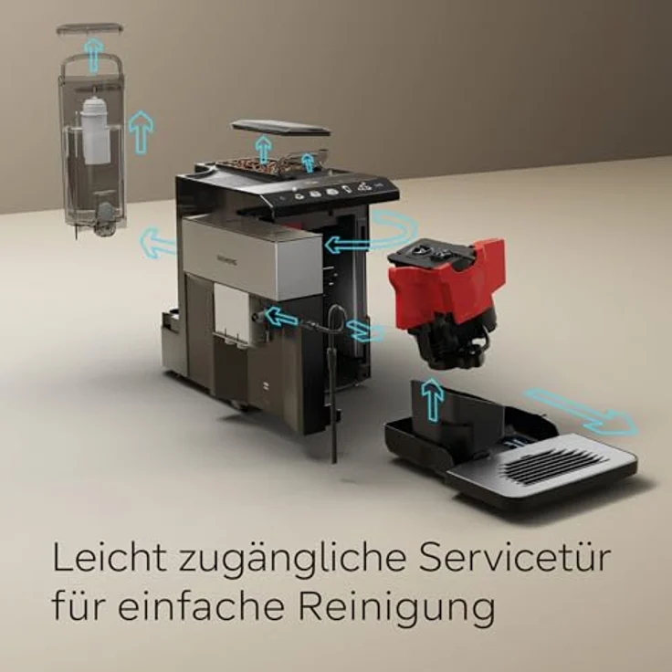 Siemens EQ500 classic connect, Kaffeevollautomat, Schwarz – Bild 5