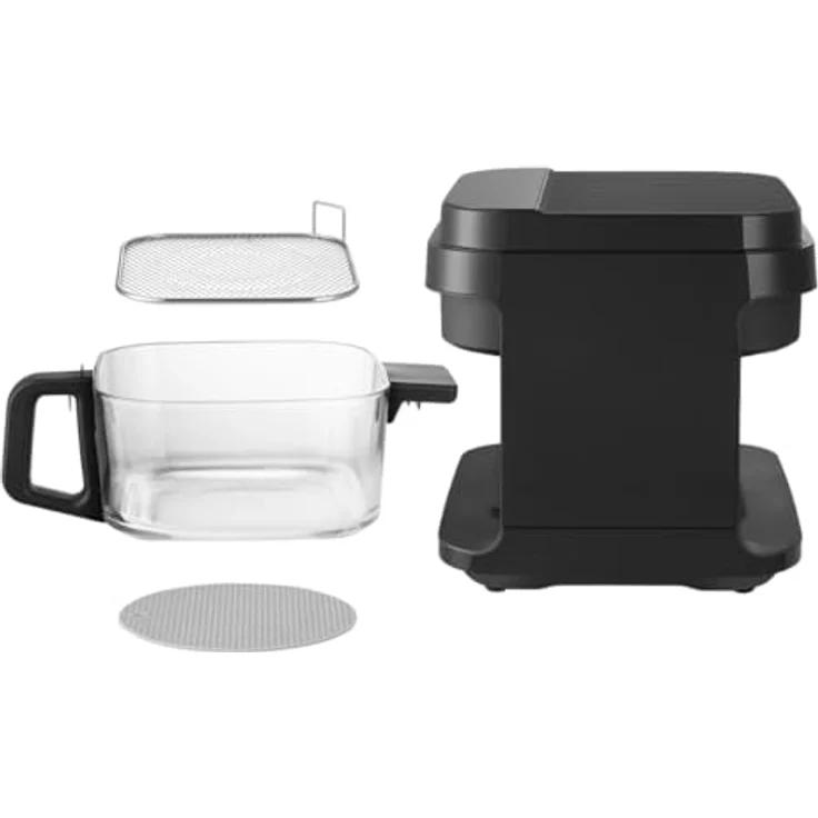 Concept Heißluftfritteuse GLASS & FAST FR5500, 5,5 L mit digitalem Touchscreen und 7 voreingestellten Programmen, Schwarz – Bild 5