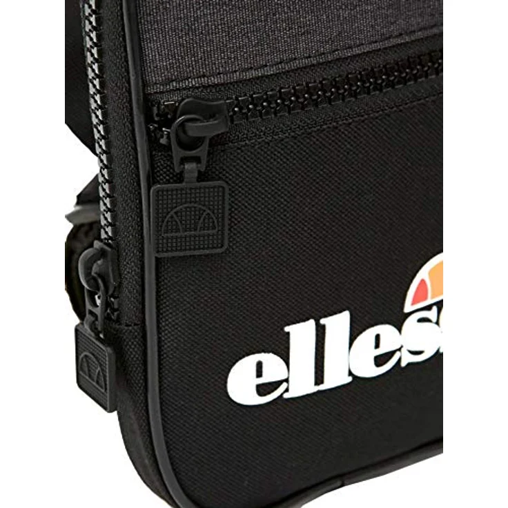 Ellesse Templeton Small Item Bag, Umhängetasche in robuster Qualität mit abnehmbarem und verstellbarem Schulterriemen, schwarz – Bild 4