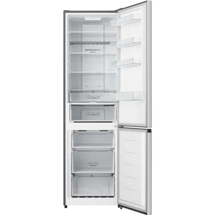 Gorenje NRK620AAXL4, Freistehende Kühl-Gefrierkombination, No-Frost-Technik, 336 L Nutzinhalt, Edelstahl-Optik – Bild 3