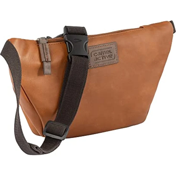 camel active Laos Gürteltasche, Kunstleder 29 cm x 11 cm x 16 cm, braun – Bild 2