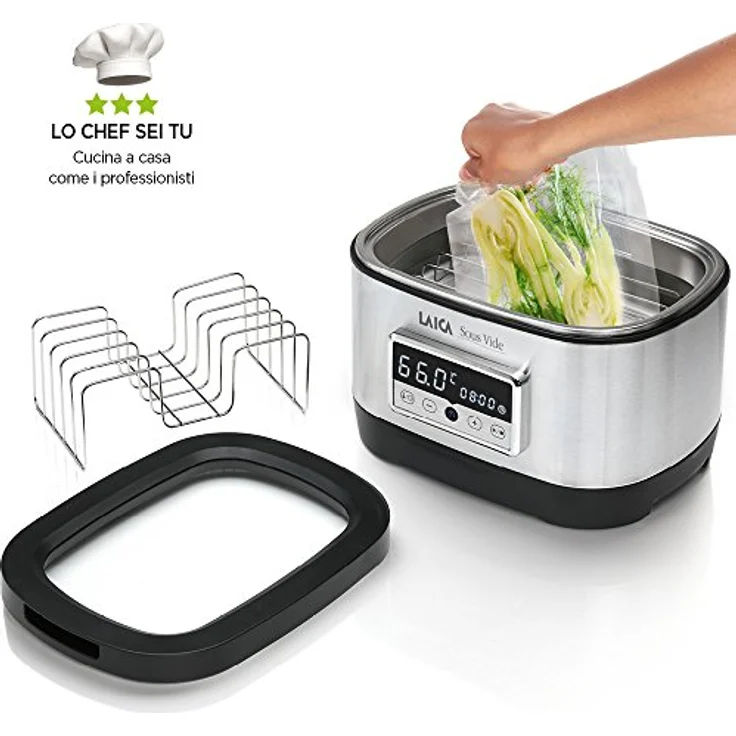 Laica SVC200, Sous Vide Garer, Edelstahl-Schwarz – Bild 8