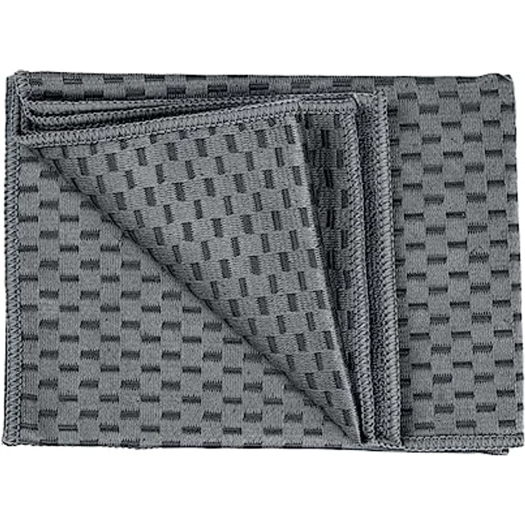 WENKO Mikrofaser Geschirrtücher Miko Schwarz, 2er Set - Fusselfreie Spül- und Putztücher, saugstark und schnelltrocknend, 40 x 60 cm, Teil der Serie Black Outdoor Kitchen – Bild 5