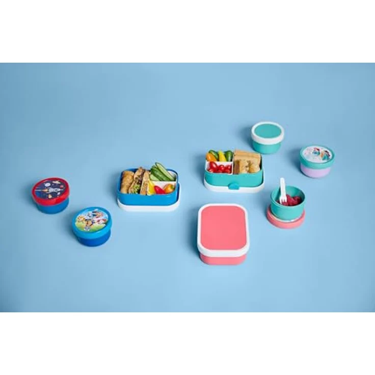 Mepal Campus Lunchbox Set, Trinkflasche & Brotdose, Weiss, auslaufsicher, spülmaschinengeeignet – Bild 6