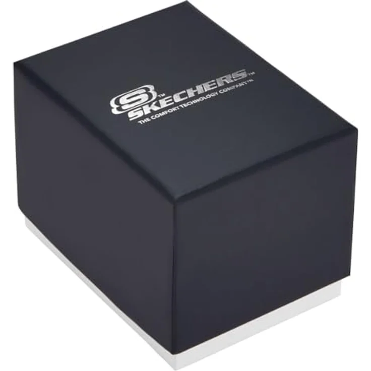 Skechers Damen Analog Quarz Uhr SR6297, 30-mm Gehäuse mit roségoldfarbenem Zifferblatt, Silikonarmband in Rosé, wasserdicht bis 30 m – Bild 4