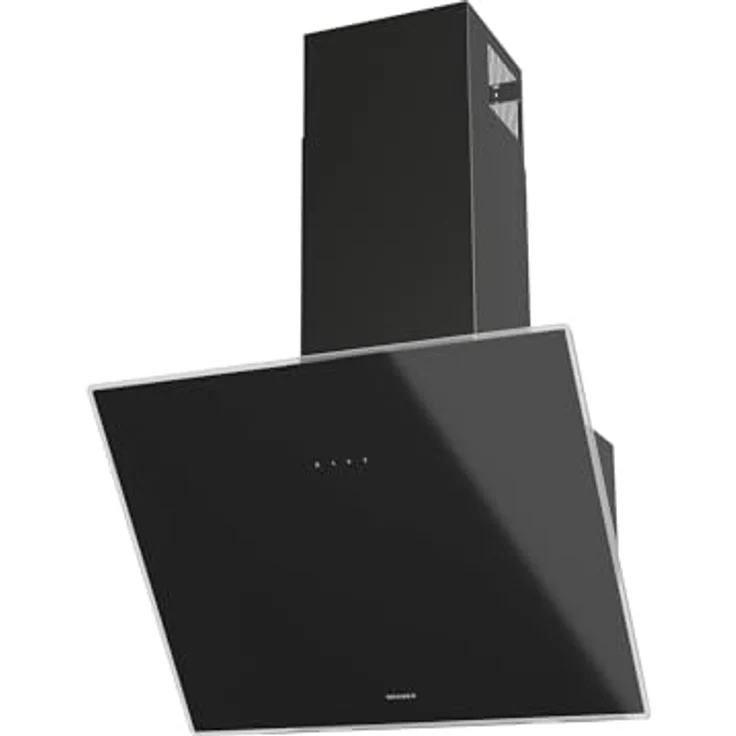 Oranier LEA60S1, Kopffreihaube 60 cm pureBlack mit Touch-Control, 3 Leistungsstufen und LED-Beleuchtung – Bild 1