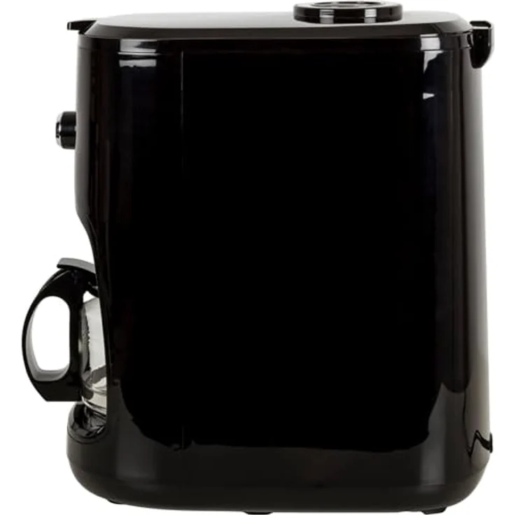 Heinner Grind Control HCM-900RBK, Filterkaffeemaschine mit 900 W, 0,6 L, 36 g Mahlkapazität, einstellbarem Mahlgrad Fein/Grob, Schwarz – Bild 3