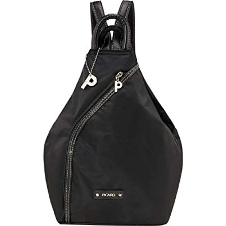 Picard Sonja Rucksack 31 cm, Schwarz, 100% Nylon, kompakte Größe 29 cm x 9 cm x 31 cm – Bild 1