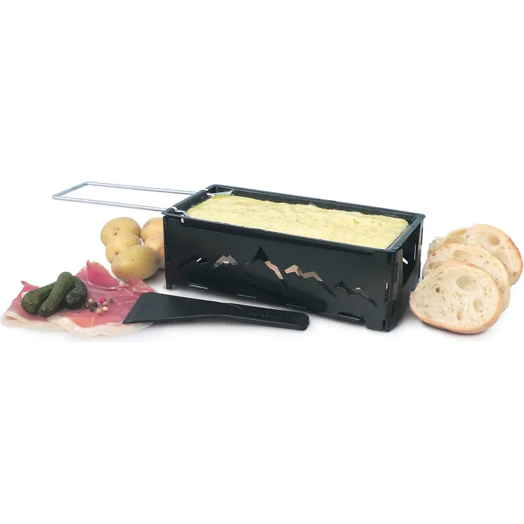SWISSMAR Raclette Nordic Candlelight, Edelstahl, faltbar mit Teelichtern, autark und kompakt für Terrasse und Camping