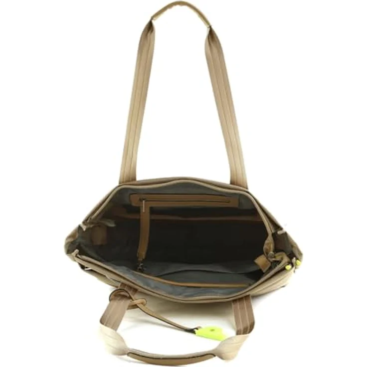 Picard Shopper Lucky One, sportlich-elegante Einkaufstasche aus robustem Nylon mit Kunstleder-Details, nude – Bild 5