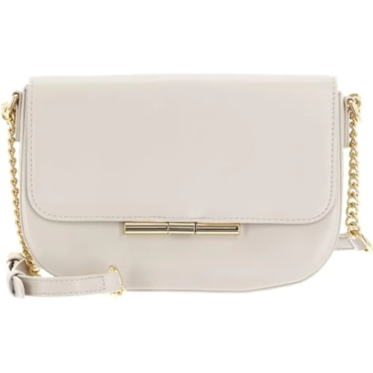 Seidenfelt Lesja Umhängetasche, 25 cm, 100% Polyurethan, beige – Bild 1