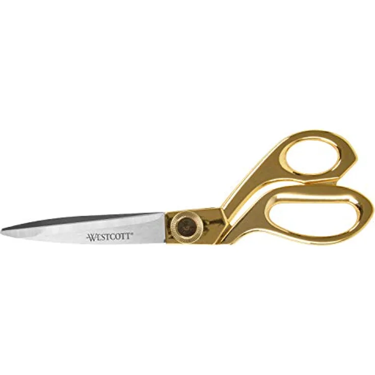 Westcott 17196 20,3 cm Edelstahl Gold Schere für Büro und Zuhause
