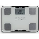 TANITA BC-718 Körperanalysewaage Ultradünnes Glas mit automatischer Erkennung Weiß