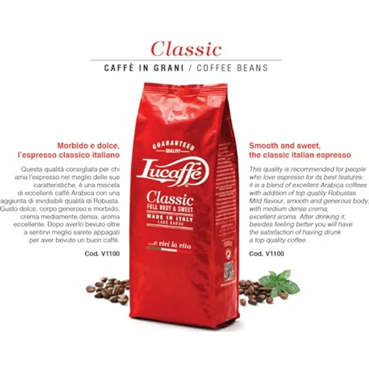 Lucaffé Classic, ganze Bohnen, 1 kg – Bild 4