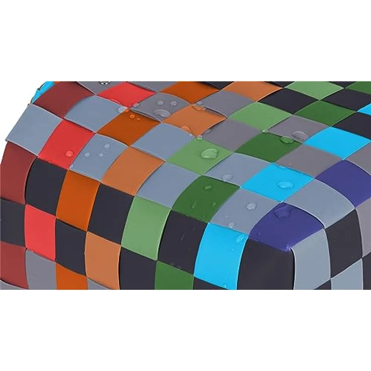 normani geflochtene Einkaufstasche mit Henkeln, extra robuste Tragetasche aus 70% recyceltem Material, 20 Liter Volumen, Farbe Classic/Fruit – Bild 5