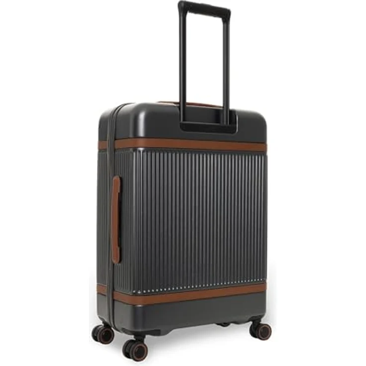 The Chesterfield Brand Zuna 4 Rollen Trolley M, 65 cm, grau, 100% Polycarbonat, Koffer – Bild 3