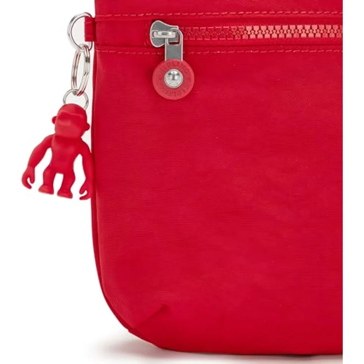 Kipling Basic Arto Umhängetasche 29 cm, Rot, stylische Schultertasche mit ausreichend Stauraum für Wertsachen – Bild 5