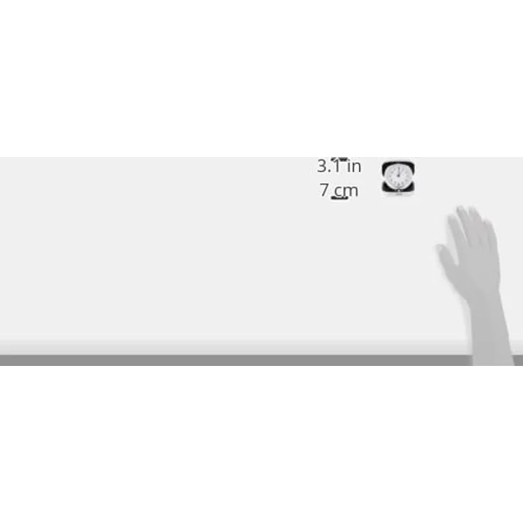 TFA Dostmann Analoger Reisewecker, 60.1012, mit Metallbox für unterwegs, Quarzuhr, silber, (L) 65 x (B) 70 x (H) 27 (70) mm – Bild 5