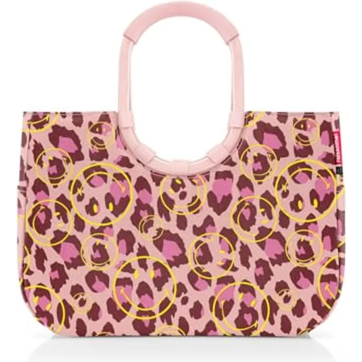 reisenthel Loopshopper L, Shopper Tasche aus 100% PET, 46 cm x 25 cm x 34.5 cm, orange