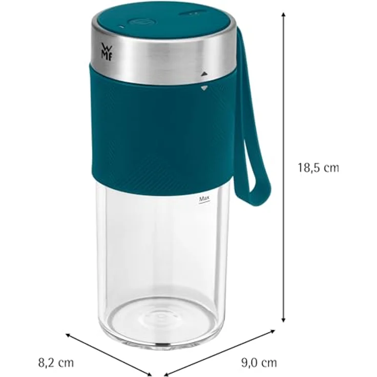 WMF KÜCHENminis Mix on the Go, tragbarer Smoothie-Maker mit 300 ml Behälter, 20.000 U/min, wiederaufladbarer Akku, 50 W – Bild 13