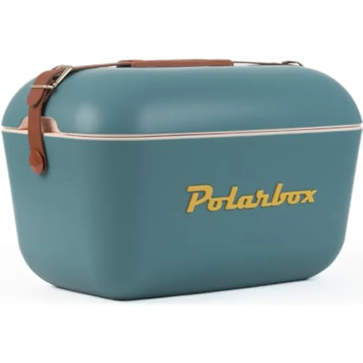 Polarbox Classic Azul Marino - Mostaza, Kühlbox mit 12 l Fassungsvermögen und hochwertiger Isolierung – Bild 1