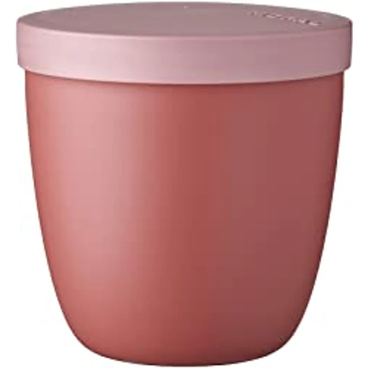 Mepal - Snackpot Ellipse - Praktischer Behälter zur Aufbewahrung & für Transport von Lebensmittel - Tiefkühltauglich - Spülmachinenfest - 500 ml - Vivid Mauve – Bild 1