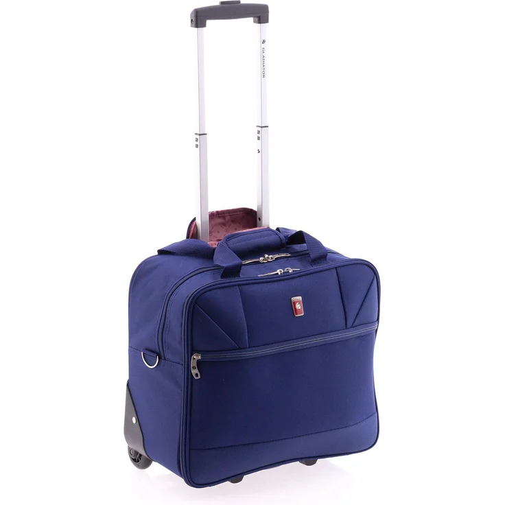 Wüsthof Gladiator, Pilotentrolley 36 cm mit Laptopfach, Blau, (29 l, Handgepäck)