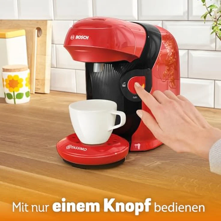 Bosch TAS113E Tassimo-Kapselmaschine, Große Getränkevielfalt, INTELLIBREW-Technologie, kompakte Gerätemaße, Farbvielfalt – Bild 5