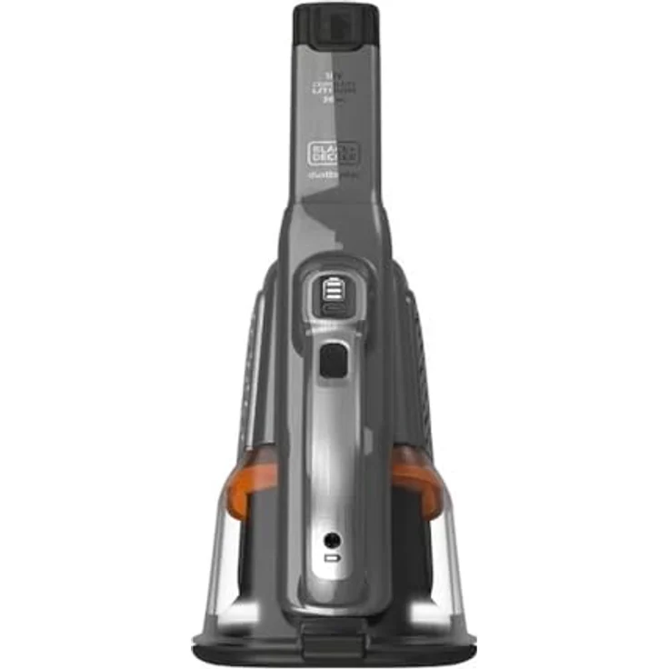Black + Decker 36 Wh - 18 V Akku-Handstaubsauger Dustbuster Smart tech (mit Cyclonic Action & zwei Saugstufen, integrierte ausziehbare Fugendüse, inkl. Ladekabel) BHHV520JF – Bild 2