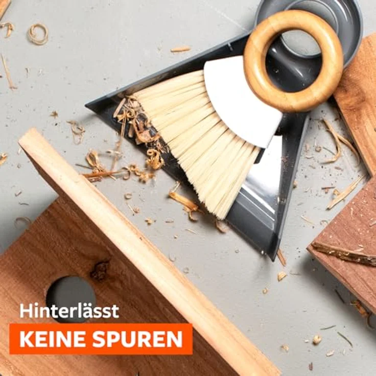 Full Circle fc14608 W Mini Handfeger und Kehrblech, Kunststoff, Mehrfarbig – Bild 3
