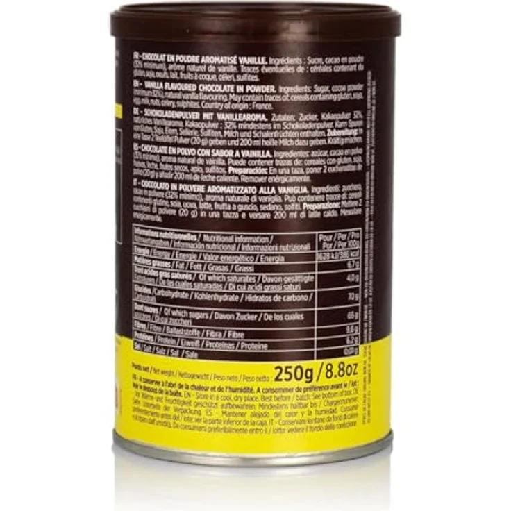 Chocolaterie Monbana Trinkschokolade Vanille, 250g – Bild 3